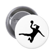 Handball spielerin frauenhandball buttons
