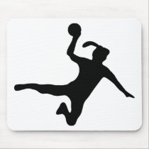Handball spielerin frauenhandball mousepads
