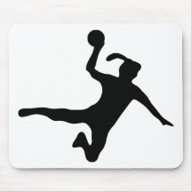 Handball spielerin frauenhandball mousepads
