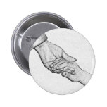 Hände Anstecknadelbuttons