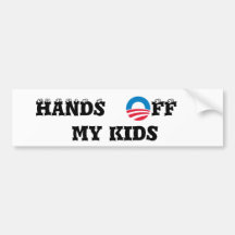 Hände weg von meinen Kindern Auto Sticker