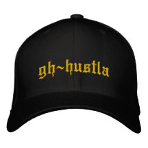 Handhabung am Boden hustla Hut Bestickte Mützen