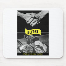 Handreinigung -- Geben Sie einer Mikrobe einen Bru Mousepads