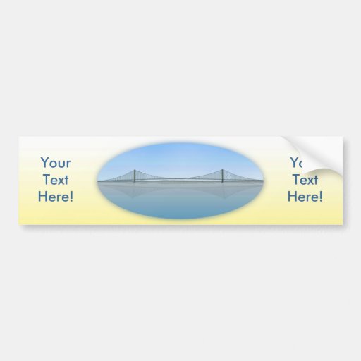 Hängebrücke Akashi Kaikyo: alias Perlen-Brücke Autosticker