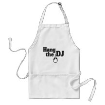 hängen Sie das DJ Schürze