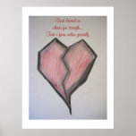 Hängen Sie nicht von anderen für Stärke…. abLEINWA Poster