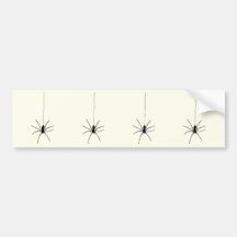 Hängende Spinne Autoaufkleber