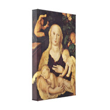 Hans Baldung - Madonna im Wein Laube Gespannter Galeriedruck