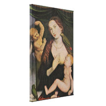 Hans Baldung - Madonna mit den Papageien Galerie Falt Leinwand