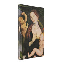Hans Baldung - Madonna mit den Papageien Gespannter Galeriedruck
