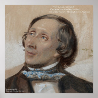 Hans Christian Andersen&quot;Sonnenschein-Freiheits-&quot; Poster - hans_christian_andersen_sonnenschein_freiheits_poster-reaff1b5dcaa24559946e8c9b84897133_200j_8byvr_324