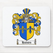 HANSEN FAMILIENWAPPEN - HANSEN WAPPEN MAUSPAD