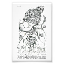 Hanuman, Affe-Gott Photodrucke
