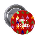 Happy Holiday buttons