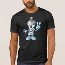 Happy paint spray t-shirts