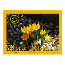 Happy Springtime Postkarte
