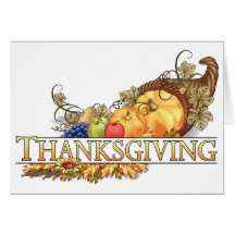 Happy Thanksgiving! - Grußkarte