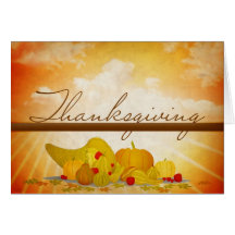 Happy Thanksgiving! - Grußkarte