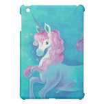 Happy White Unicorn iPad Mini Covers