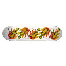 Hardrockgitarren-Skateboard Individuelle Skateboarddecks