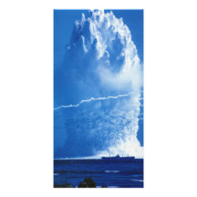 Hardtack Regenschirm-nuklearer Unterwassertest 195 Fotogrußkarten