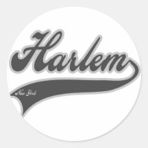 Harlem New York Runde Sticker