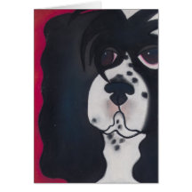Harley der Party-Cockerspaniel durch Robyn Feeley Karten