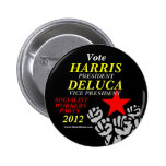 Harris-DeLuca 2012 Anstecknadelbuttons