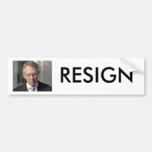 HARRY REID TRETEN ZURÜCK AUTOSTICKER