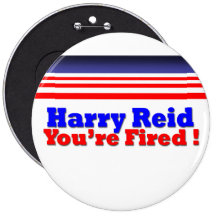 Harry Reid werden Sie gefeuert Anstecknadelbuttons