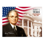 Harry S. Truman - 33. Präsident der US Postkarten