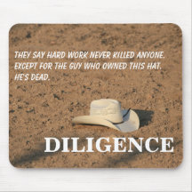 Harte Arbeit tötet Sie nicht (ich verspreche) Mousepads