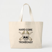 Harter KernTrombonist Leinentaschen
