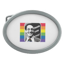 Harvey Milk-Gürtelschnalle