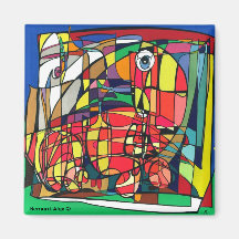 Hasard 91X91 magnet