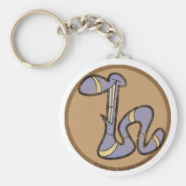 Haselnuss der Wurm Keychain schlüsselanhänger