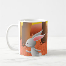 Hasen und Schildkröte 1 - Becher Kaffee Tassen