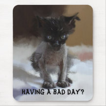 Hässliche Miezekatze Mousepads