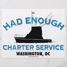 Hatte genügend Charter-Service Flyerbedruckung