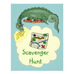 Hauch-Drache-u. Schnitzeljagd-Karten-Einladungen