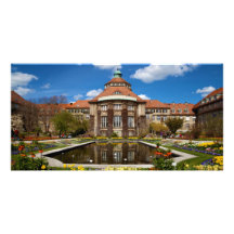 HauptGebäude botanischer Garten München Deutschlan Photokarten
