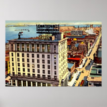 Hauptstraße Bridgeports Connecticut Poster