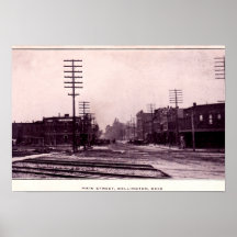 Hauptstraße Wellingtons Ohio Poster