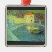Haus durch das Meer durch Henri Le Sidaner Weihnachtsornament