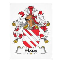 Haus Family Crest Personalized Invitation