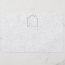 Haus-Skizze. Grau Flyer