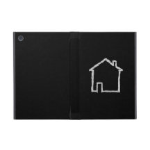 Haus-Skizze. Grau und Schwarzes iPad Mini Schutzhülle