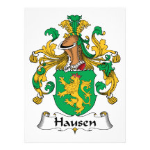 Hausen Family Crest Announcements