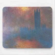 Häuser des Parlaments, London durch Claude Monet Mauspads