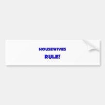 Hausfrau-Regel! Auto Sticker